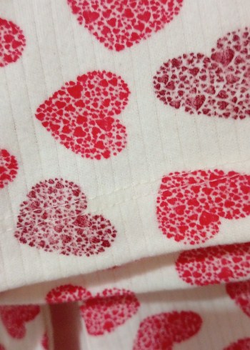 Kız Çocuk Uzun Kollu Kalp Desenli Pijama Takımı - Görsel 16