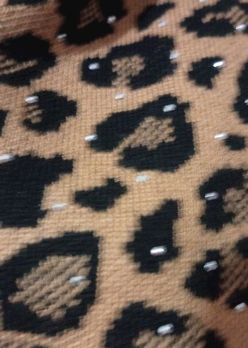 Kız Leopar Desenli Kadife Eşofman Takımı - Görsel 4