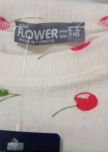 Kiraz desenli uzun kollu bebek kız takımı - Görsel 6