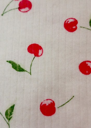 Kiraz desenli uzun kollu bebek kız takımı - Görsel 11