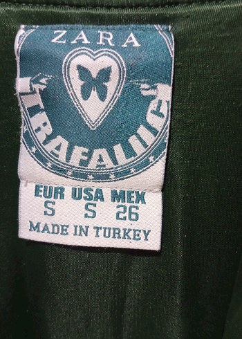 Yeşil Parlak Fermuarlı Midi Kadın Ceket çocuk - Görsel 8