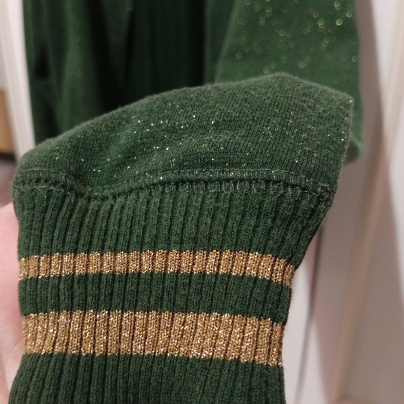 Yeşil Parlak Fermuarlı Midi Kadın Ceket çocuk - Görsel 4