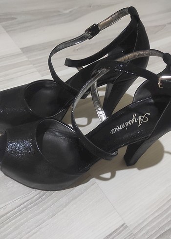 kendinden simli abiye ayakkabi - Görsel 6