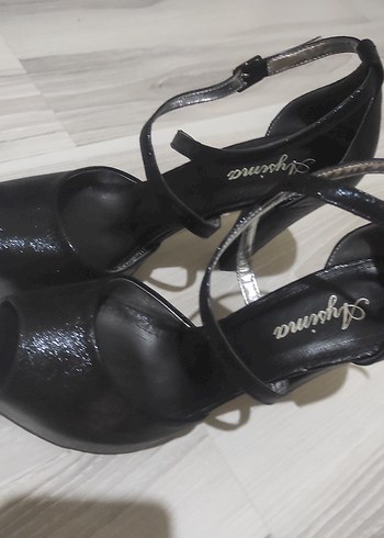 kendinden simli abiye ayakkabi - Görsel 7