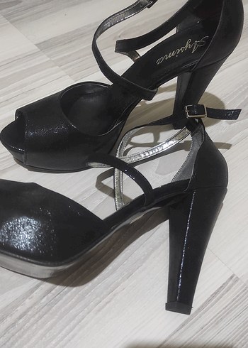 kendinden simli abiye ayakkabi - Görsel 8