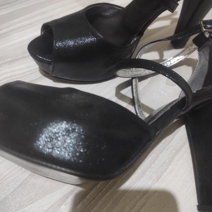 kendinden simli abiye ayakkabi - Görsel 3