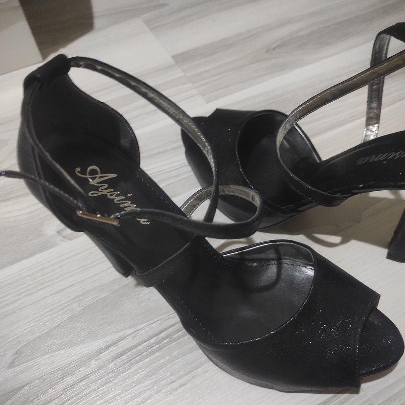 kendinden simli abiye ayakkabi - Görsel 2