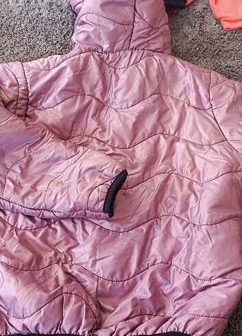 10 Yaş Beden pembe Renk Mont kaban 