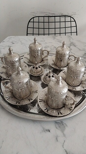 Paşabahçe Gümüs kahve fincanı