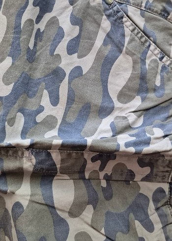 Erkek Çocuk Kamuflaj Desenli Kot Pantolon - Görsel 3