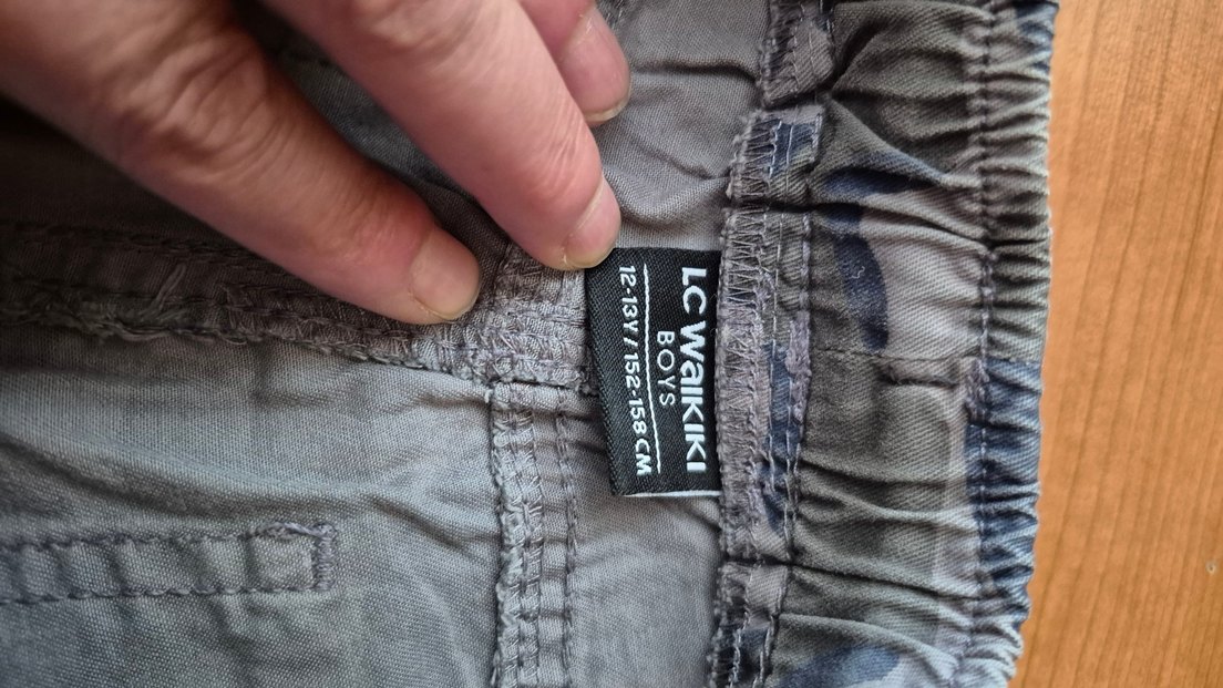 Erkek Çocuk Kamuflaj Desenli Kot Pantolon - Görsel 4