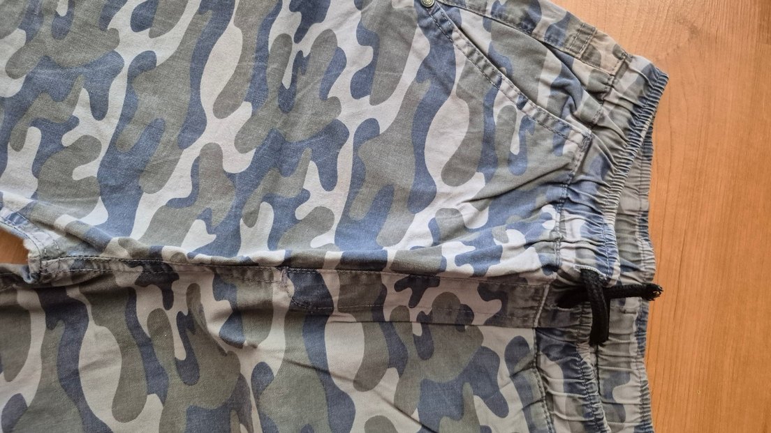 Erkek Çocuk Kamuflaj Desenli Kot Pantolon - Görsel 3