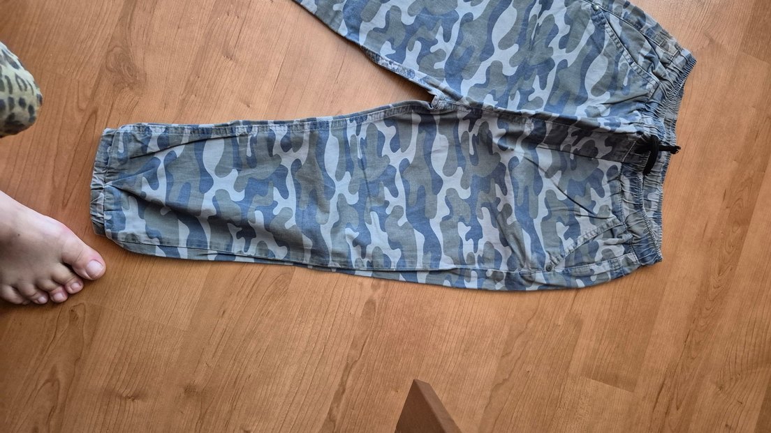 Erkek Çocuk Kamuflaj Desenli Kot Pantolon - Görsel 2