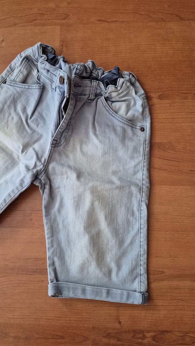 Erkek Çocuk  Denim Rahat Kesim Şort - Görsel 2