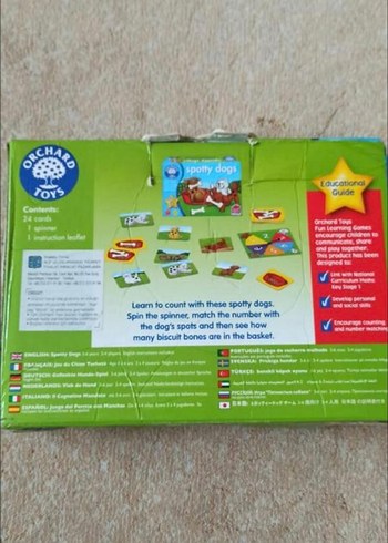 Beden Renk Spotty Dogs çocuk eğitici oyuncak