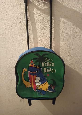 Renkli Çocuk Okul Çantası Tekerlekli