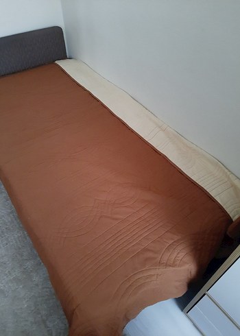 Beden kahverengi Renk Düz Koyu Kahverengi Yatak Örtüsü