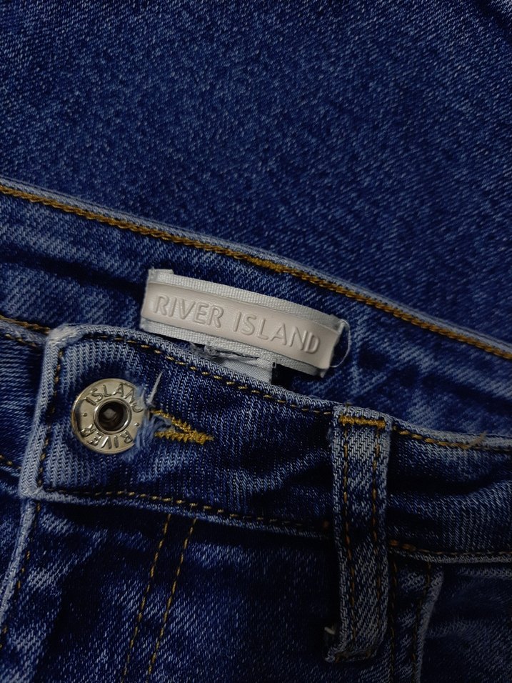 Kadın Mavi Normal Paça Kot Pantolon - Görsel 2