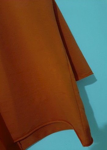 Turuncu Kadın Salaş Sweatshirt - Görsel 5