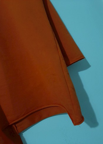 Turuncu Kadın Salaş Sweatshirt - Görsel 9