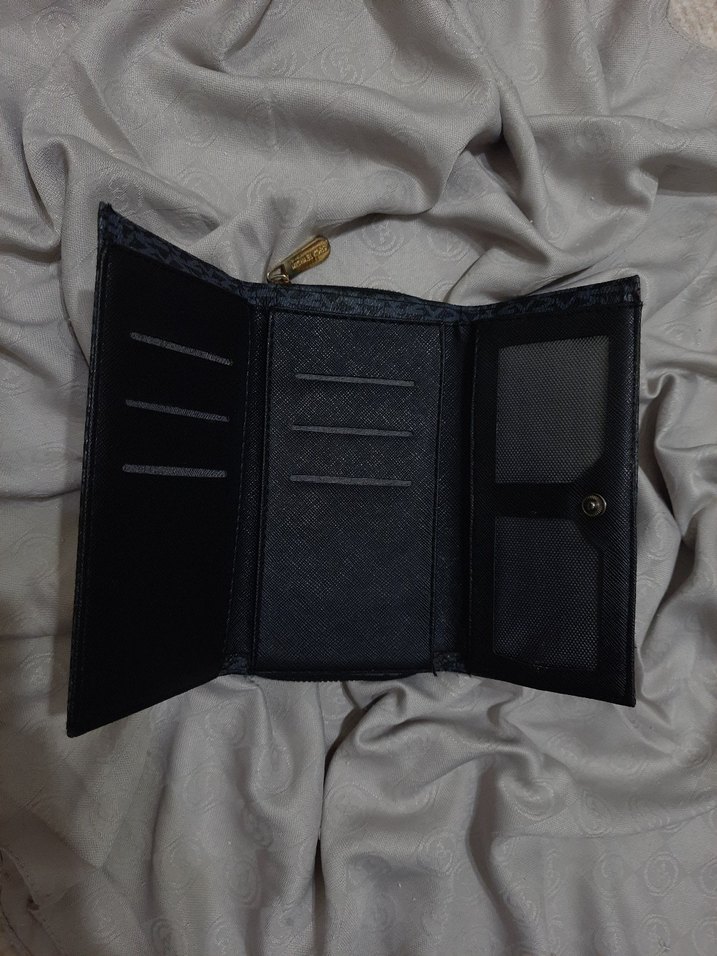 Desenli Fermuarlı Kadın Cüzdanı - Görsel 2