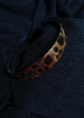 Kahverengi Elastik Bohem Saç Aksesuarları Seti - Görsel 6