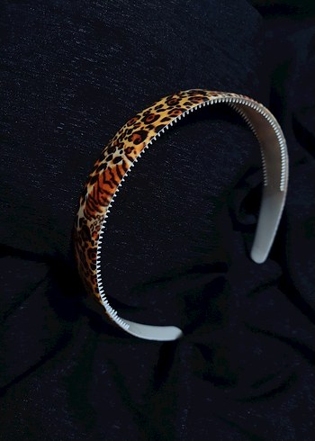 Kahverengi Elastik Bohem Saç Aksesuarları Seti - Görsel 10