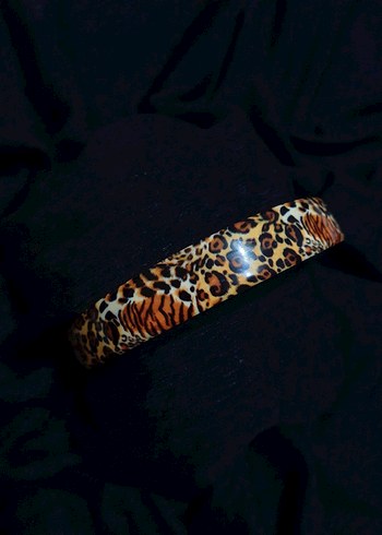 Kahverengi Elastik Bohem Saç Aksesuarları Seti - Görsel 5