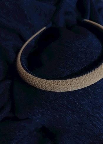 Kahverengi Elastik Bohem Saç Aksesuarları Seti - Görsel 12