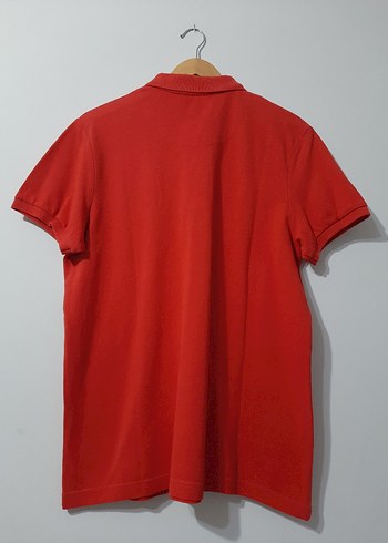 Kırmızı Erkek Kısa Kollu Polo Tişört - Görsel 3