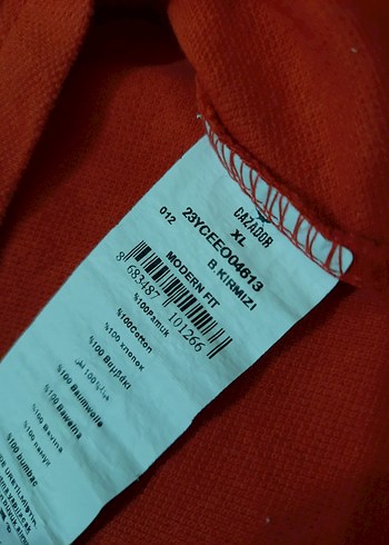 Kırmızı Erkek Kısa Kollu Polo Tişört - Görsel 4