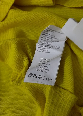 Erkek Sarı Kısa Kollu Polo Tişört - Görsel 3