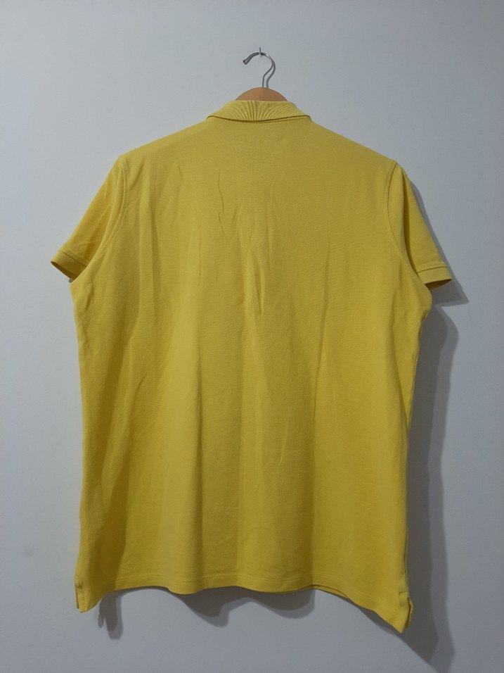Erkek Sarı Kısa Kollu Polo Tişört - Görsel 2