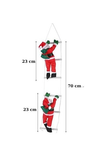 Beden Renk 2'li Noel baba