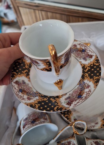 porselen fincan seti 6 kişilik - Görsel 7