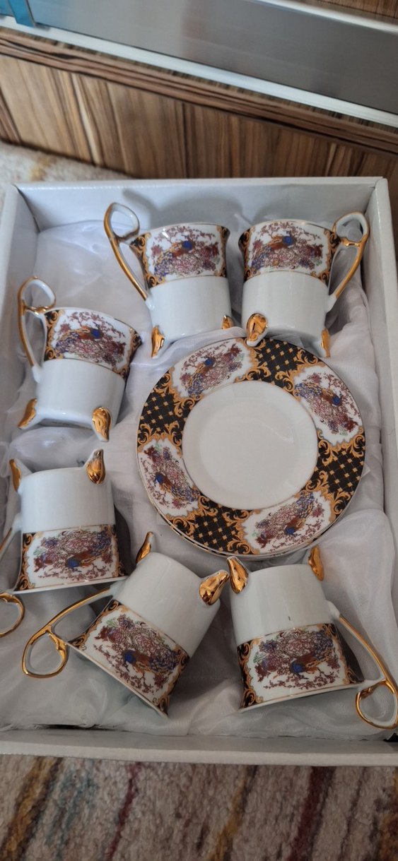 porselen fincan seti 6 kişilik - Görsel 2