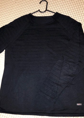 Lacivert Avva Kazak - Görsel 2