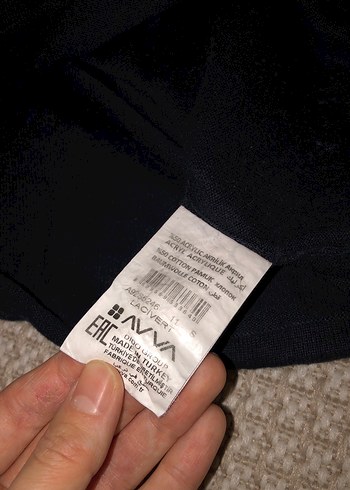 Lacivert Avva Kazak - Görsel 5