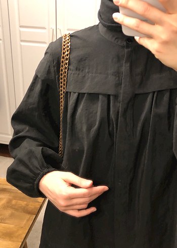 Parlak Siyah Gömlek Pantolon Takım - Görsel 3