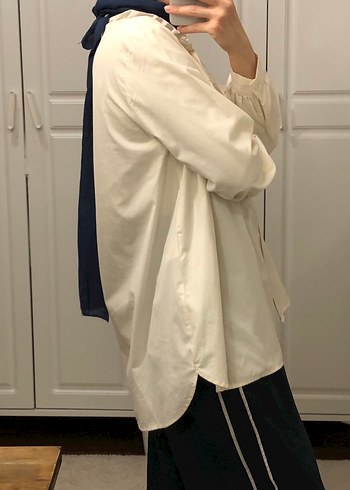 Fırfırlı Beyaz Gömlek - Görsel 5