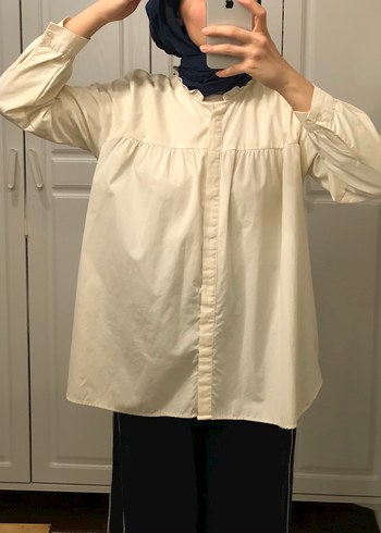 Fırfırlı Beyaz Gömlek - Görsel 2