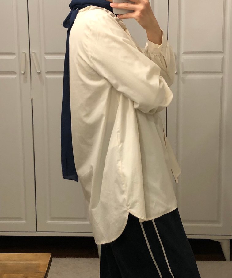 Fırfırlı Beyaz Gömlek - Görsel 5