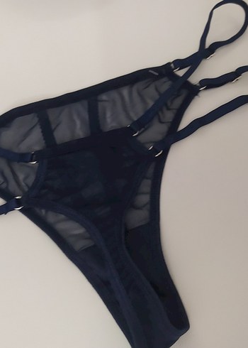 ayarlanabilir tül detaylı tanga model - Görsel 2