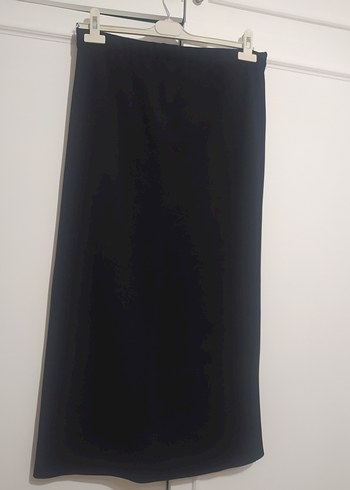 Kadın Siyah Uzun Dar Etek kalem etek - Görsel 2