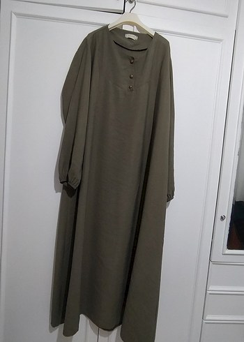 Kadın Uzun Keten Salaş Elbise - Görsel 2