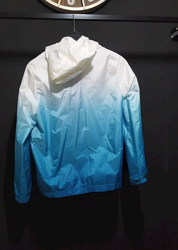 Mavi Şeffaf Tie-Dye Erkek çocuk Yağmurluk - Görsel 3