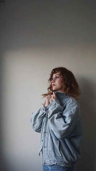 Overisize vintage kot ceket