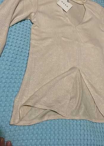 OXXO KREM SİMLİ BLUZ - Görsel 3