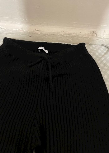 Siyah Triko Kadın Pantolon - Görsel 3