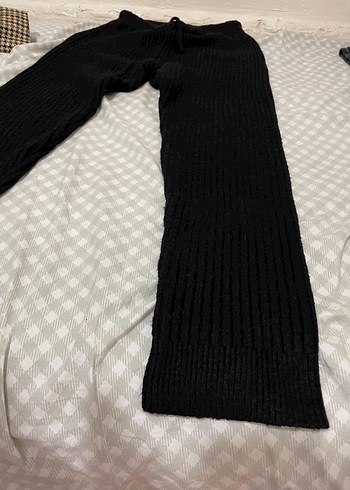 Siyah Triko Kadın Pantolon - Görsel 2